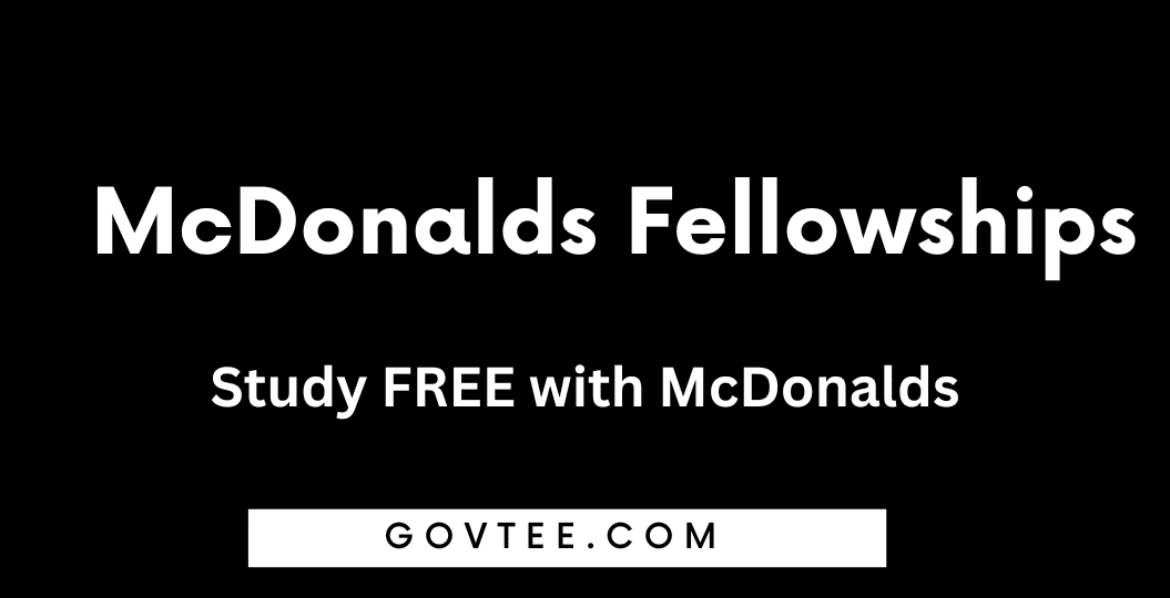 McDonalds Fellowships