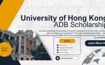 University of Hong Kong ADB Scholarship