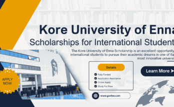 Kore University of Enna Scholarship