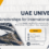 UAE University Scholarship 2025 (Fully Funded Scholarship)